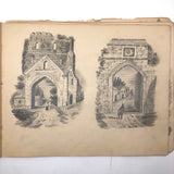 Lucy Jones' Mid 19th C. Sketchbooks (2) Filled with Graphite Drawings