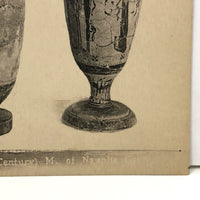 Set of 5 Antique Photogravure Postcards from National Archeological Museum at Athens