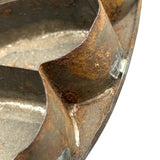 Striking and Uncommon Antique Soldered Tin Leaf Cutter (Presumed for Making Glass Domed Wax Flowers)