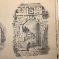 Lucy Jones' Mid 19th C. Sketchbooks (2) Filled with Graphite Drawings