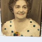 Woman in Polka Dots, Wonderful Hand-painted Photobooth Photo