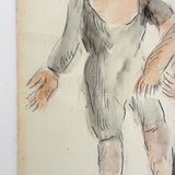 Pair of Dancers, Adelaide Lawson Gaylor Watercolor, c. 1930s