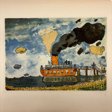 The Art of Children, Richard Ott, with Folio of 16 Loose Color Plates