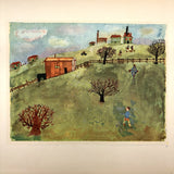 The Art of Children, Richard Ott, with Folio of 16 Loose Color Plates