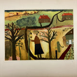The Art of Children, Richard Ott, with Folio of 16 Loose Color Plates