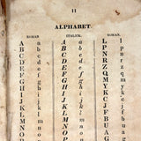 Hannah Reed's 1833 Emerson (Boston) Speller with Upside Down Covers and Delights Inside, Just As Found