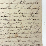 Woe Against "That Sodom of New England", Impassioned Second Great Awakening Era Letter from Free Will Baptist Leader Samuel Steere (RI) to Nephew James (NY)