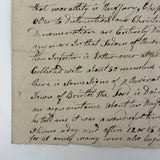 Woe Against "That Sodom of New England", Impassioned Second Great Awakening Era Letter from Free Will Baptist Leader Samuel Steere (RI) to Nephew James (NY)