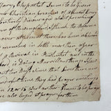 Woe Against "That Sodom of New England", Impassioned Second Great Awakening Era Letter from Free Will Baptist Leader Samuel Steere (RI) to Nephew James (NY)