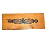 Handsome and Useful c. 1940s Pencil Box with Deco Faux Inlay Graphic
