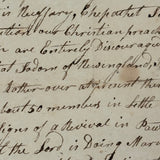 Woe Against "That Sodom of New England", Impassioned Second Great Awakening Era Letter from Free Will Baptist Leader Samuel Steere (RI) to Nephew James (NY)