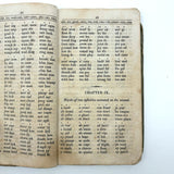 Hannah Reed's 1833 Emerson (Boston) Speller with Upside Down Covers and Delights Inside, Just As Found