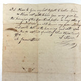 Woe Against "That Sodom of New England", Impassioned Second Great Awakening Era Letter from Free Will Baptist Leader Samuel Steere (RI) to Nephew James (NY)