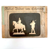Scarce Werner & Schuman German Embossed Die-Cut Soldiers Set with Stands, Late 19th Century