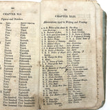 Hannah Reed's 1833 Emerson (Boston) Speller with Upside Down Covers and Delights Inside, Just As Found