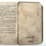 Hannah Reed's 1833 Emerson (Boston) Speller with Upside Down Covers and Delights Inside, Just As Found