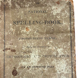 Hannah Reed's 1833 Emerson (Boston) Speller with Upside Down Covers and Delights Inside, Just As Found