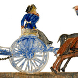 Scarce Werner & Schuman German Embossed Die-Cut Soldiers Set with Stands, Late 19th Century