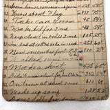 Eleanor Rees's 1923 Camp Notebook with Very Excellent Lists