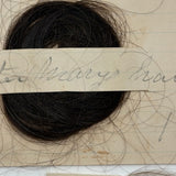 Sister Mary's Hair and More, Group of Five Victorian Hair Locks with Names