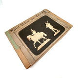 Scarce Werner & Schuman German Embossed Die-Cut Soldiers Set with Stands, Late 19th Century