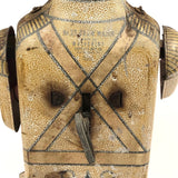 Fabulous c. 1930s Large Wind Up Mechanical Tin Toy Drummer, Still Drumming!