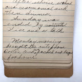 Eleanor Rees's 1923 Camp Notebook with Very Excellent Lists