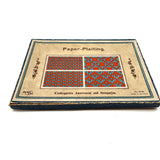 Scarce Antique German Froebel Kindergarten Paper Plaiting Kit, Full