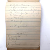 Eleanor Rees's 1923 Camp Notebook with Very Excellent Lists