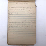 Eleanor Rees's 1923 Camp Notebook with Very Excellent Lists
