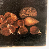 Lovely and Unusual Late 19th C. Chestnuts Still Life