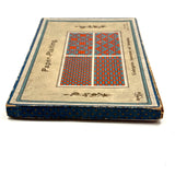 Scarce Antique German Froebel Kindergarten Paper Plaiting Kit, Full