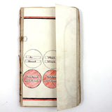 NYC Train Conductor Ezra Myers'  1881  Manuscript Notebook Diagramming Elevated "WO" Train Signals, Switches, etc.