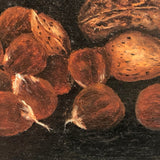 Lovely and Unusual Late 19th C. Chestnuts Still Life