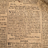 Early (1817-18!) New England Polka Dotted Wallpaper Band Box with Newspaper Lining and Hand-stitched Mending