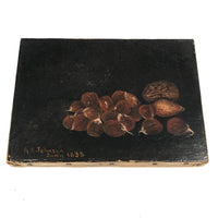 Lovely and Unusual Late 19th C. Chestnuts Still Life