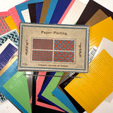 Scarce Antique German Froebel Kindergarten Paper Plaiting Kit, Full