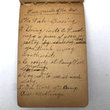 Eleanor Rees's 1923 Camp Notebook with Very Excellent Lists