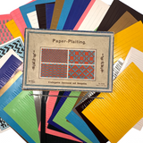 Scarce Antique German Froebel Kindergarten Paper Plaiting Kit, Full