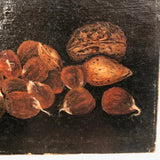 Lovely and Unusual Late 19th C. Chestnuts Still Life