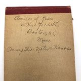 Eleanor Rees's 1923 Camp Notebook with Very Excellent Lists