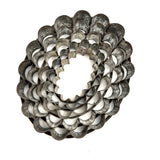 SOLD Lovely, (Very Tightly) Graduated Antique Set of Scalloped Edge Biscuit Cutters in Original Soldered, Domed Case