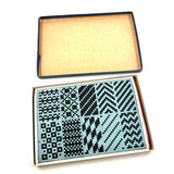 Scarce Antique German Froebel Kindergarten Paper Plaiting Kit, Full