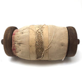 Antique Lacemaking Spools with Cards and Bobbins