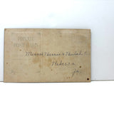 I'm Still Single How are You? Mounted Photo of Very Handsome Couple on Embossed "Private Postcard", Early 20th C.