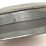 SOLD Lovely, (Very Tightly) Graduated Antique Set of Scalloped Edge Biscuit Cutters in Original Soldered, Domed Case