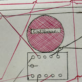 NYC Train Conductor Ezra Myers'  1881  Manuscript Notebook Diagramming Elevated "WO" Train Signals, Switches, etc.