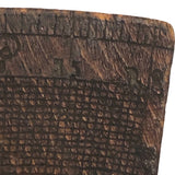 Early (1600-1700s) Carved Navigational Sextant Component with Angles and Monogram