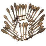 Antique Lacemaking Spools with Cards and Bobbins