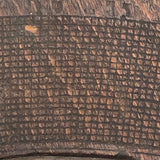 Early (1600-1700s) Carved Navigational Sextant Component with Angles and Monogram